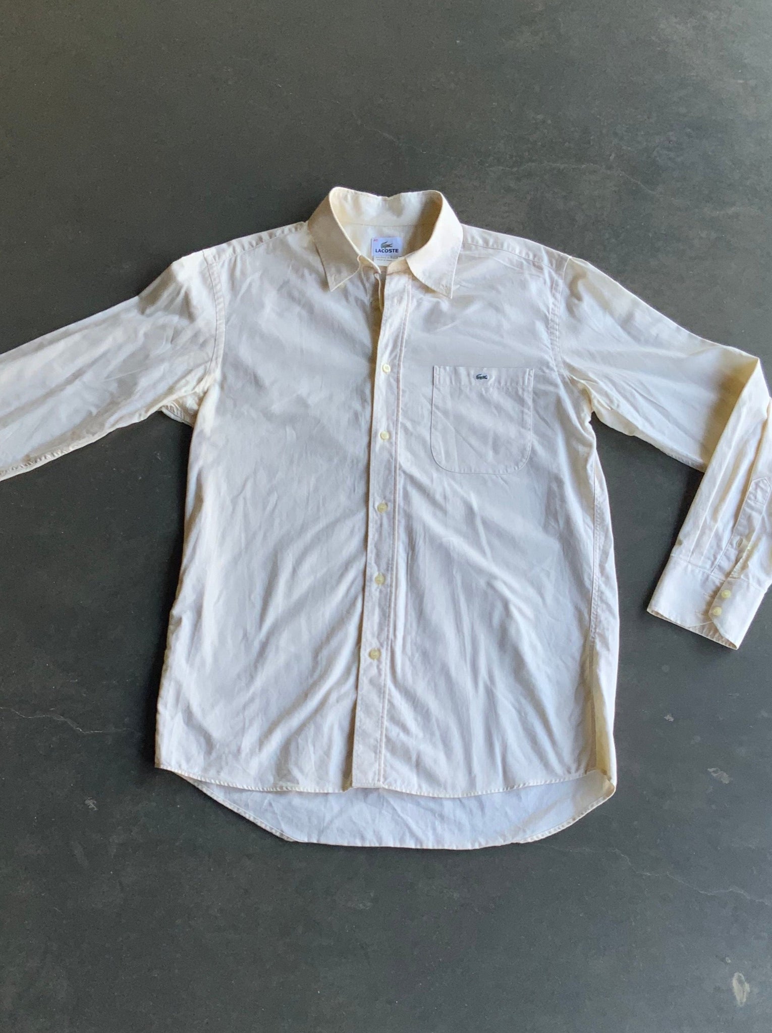 Lacoste Cream Shirt L